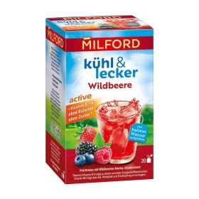 Früchte-Tee kühl & lecker active, Wildbeere