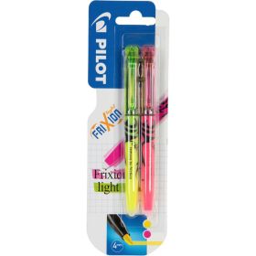 Textmarker Frixion Light, pink/gelb