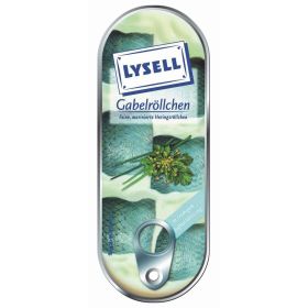Heringsröllchen, Gabelröllchen im Joghurtdressing