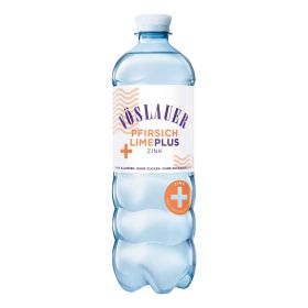 Mineralwasser Pfirsich-Lime plus Zink