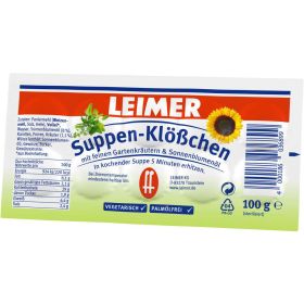 Vegetarische Suppenklößchen