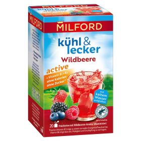 Früchte-Tee kühl & lecker active, Wildbeere