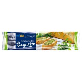 Baguette mit Knoblauchbutter, tiefgekühlt