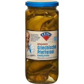 Griechische Pfefferoni, mittelscharf