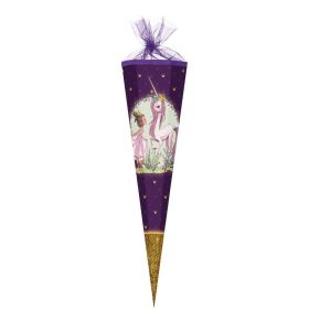 Schultüte 70 cm Einhorn Prinzessin