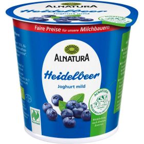 Fruchtjoghurt, Heidelbeere