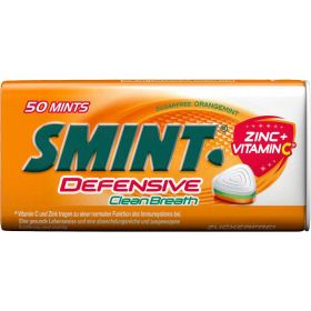 SMINT 2H DEFENSIVE ORANGE MINT, Lutsch Pastillen