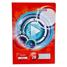 Link zu  Schulheft A4, Lineatur 28, 32 Blatt