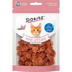 Link zu  Katzen-Snack, Mini Steaks Huhn/Kabeljau