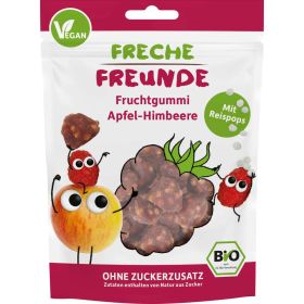 Bio Fruchtgummi, Apfel-Himbeere, mit Reispops, vegan