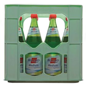 Mineralwasser, Medium (12x 0,750 Liter)