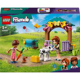 LEGO Friends 42607 Autumns Kälbchenstall, Bauernhof-Spielzeug mit Tieren