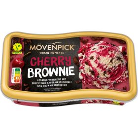 Eis, Cherry-Brownie Vegan