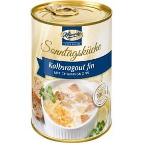 Kalbsragout mit Champignons