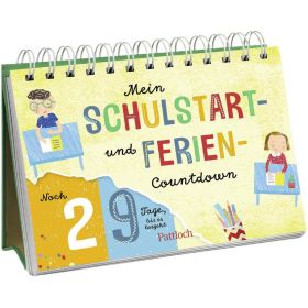Mein Schulstart- und Ferien-Countdown Aufstellbuch
