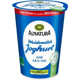 Bio Naturjoghurt mild, 3,8% Fett