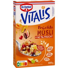 Vitalis Früchtemüsli ohne Zuckerzusatz