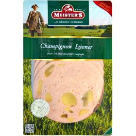 Lyoner, mit Champignons