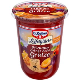 Grütze Pflaume-Orange-Apfel Löffelglück