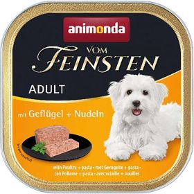 Hunde-Nassfutter Adult, Geflügel/Nudeln