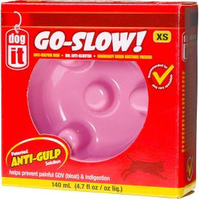 Hundenapf Go Slow!, pink