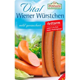 Delikatess Wiener Würstchen, mild geräuchert fettarm