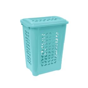 Wäschesammler Aqua Blau, 60l