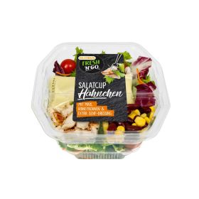 Salatcup, Hähnchen