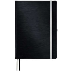 Notizbuch Style HC A4 liniert, satin schwarz