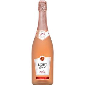 Sparkling rosé schäumendes Getränk aus alkoholfreiem Wein