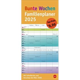 Familienplaner, je Artikel