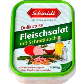 Fleischsalat mit Schnittlauch