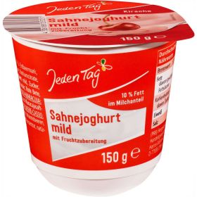 Sahnejoghurt mild, Kirsche