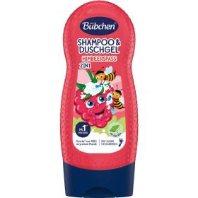 Kinder 2in1 Shampoo + Duschgel, Himbeerspaß