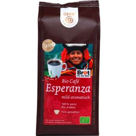 Bio Kaffee Café Esperanza, gemahlen