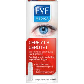 Augentropfen, gereizte Augen