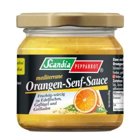 Orangen-Senf-Sauce, mediterrane