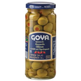 Oliven Manzanilla mit Paprikapaste