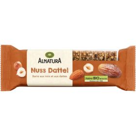 Bio Fruchtschnitte, Nuss-Dattel