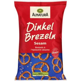 Bio Dinkel Sesam-Brezeln