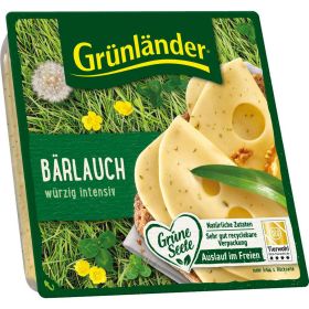 Käsescheiben, Bärlauch