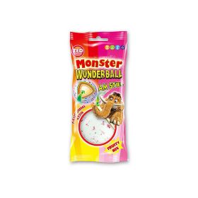 Monster Wunderball Fruity Mix am Stiel, mit Kaugummi-Kern