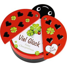 Schokopralinen Marienkäfer