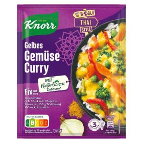 Fix-Würzmischung, Gelbes Gemüse-Curry