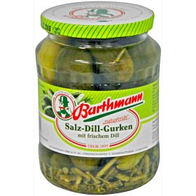 Salz-Dill-Gurken