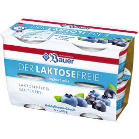 Der kleine Bauer Heidelbeere-Cassis, laktosefrei, 4x100 g