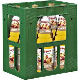 Merziger Apfelsaft oder Apfelsaftschorle, je Kiste