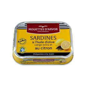 Sardinen mit Olivenöl-Zitrone