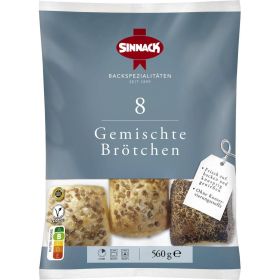 Sinnack Ciabatta-, Mehrkorn-  oder gemischte  Brötchen, je 560 g