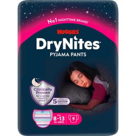 Windeln "DryNites" Pyjama Pants, Girl 8-15 Jahre